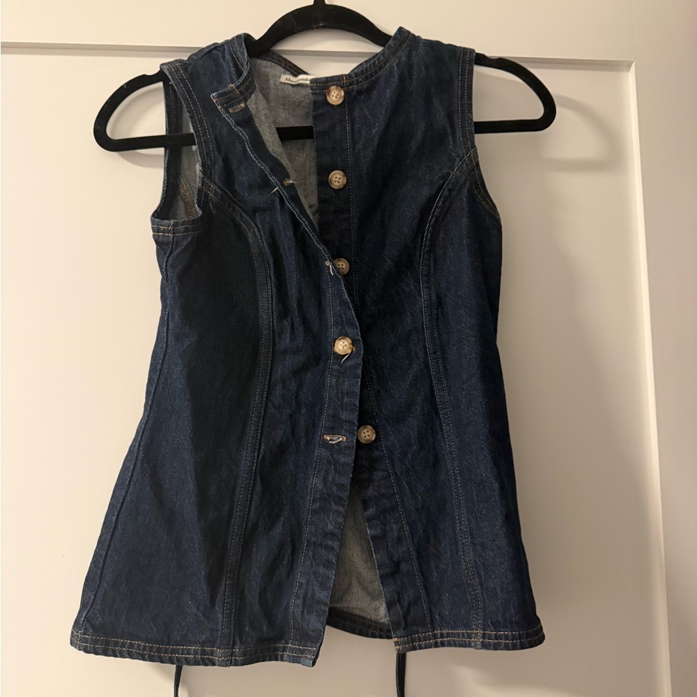 Abercrombie & Fitch Women’s Denim Vest
